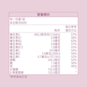 維妳好-女性全方位營養錠：圖片 3